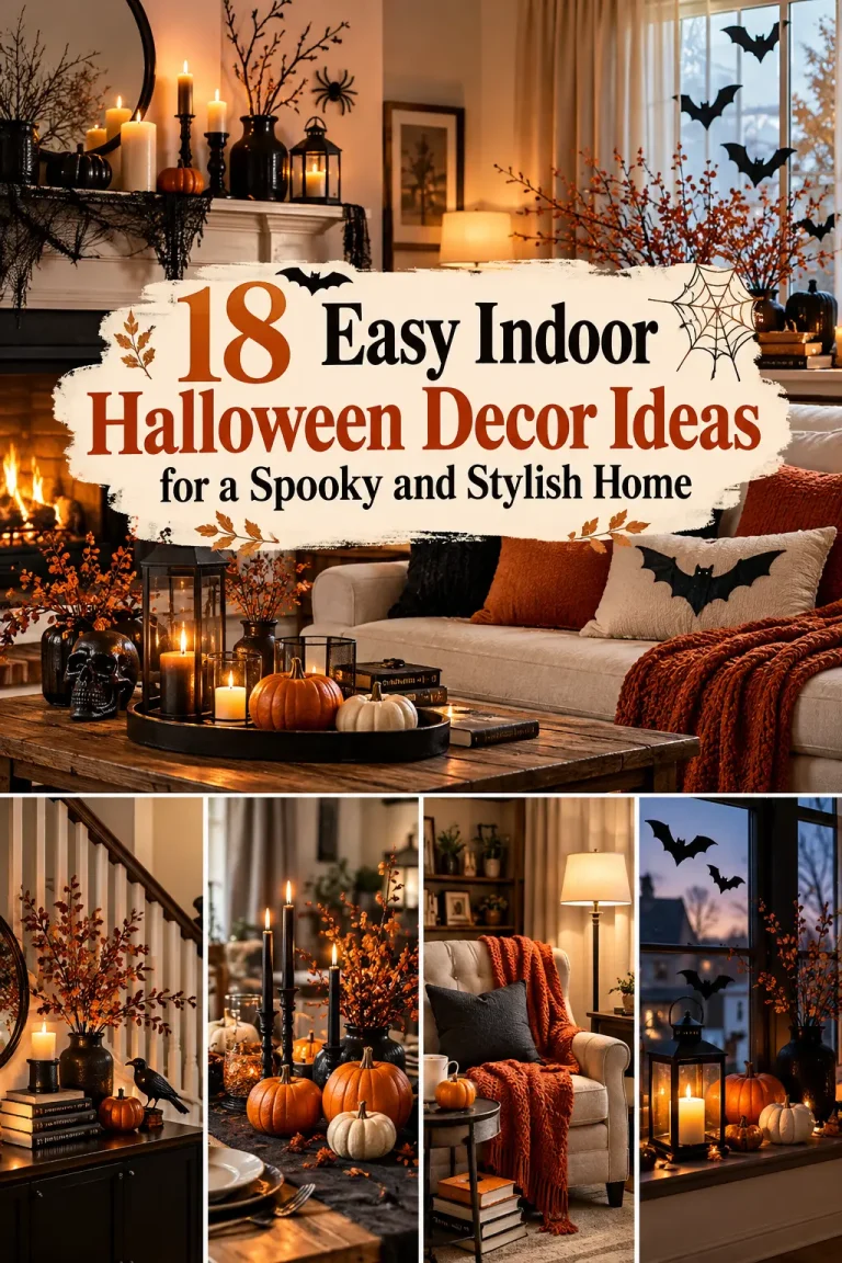 18 Easy Indoor Halloween Decor Ideas for a Spooky and Stylish Home