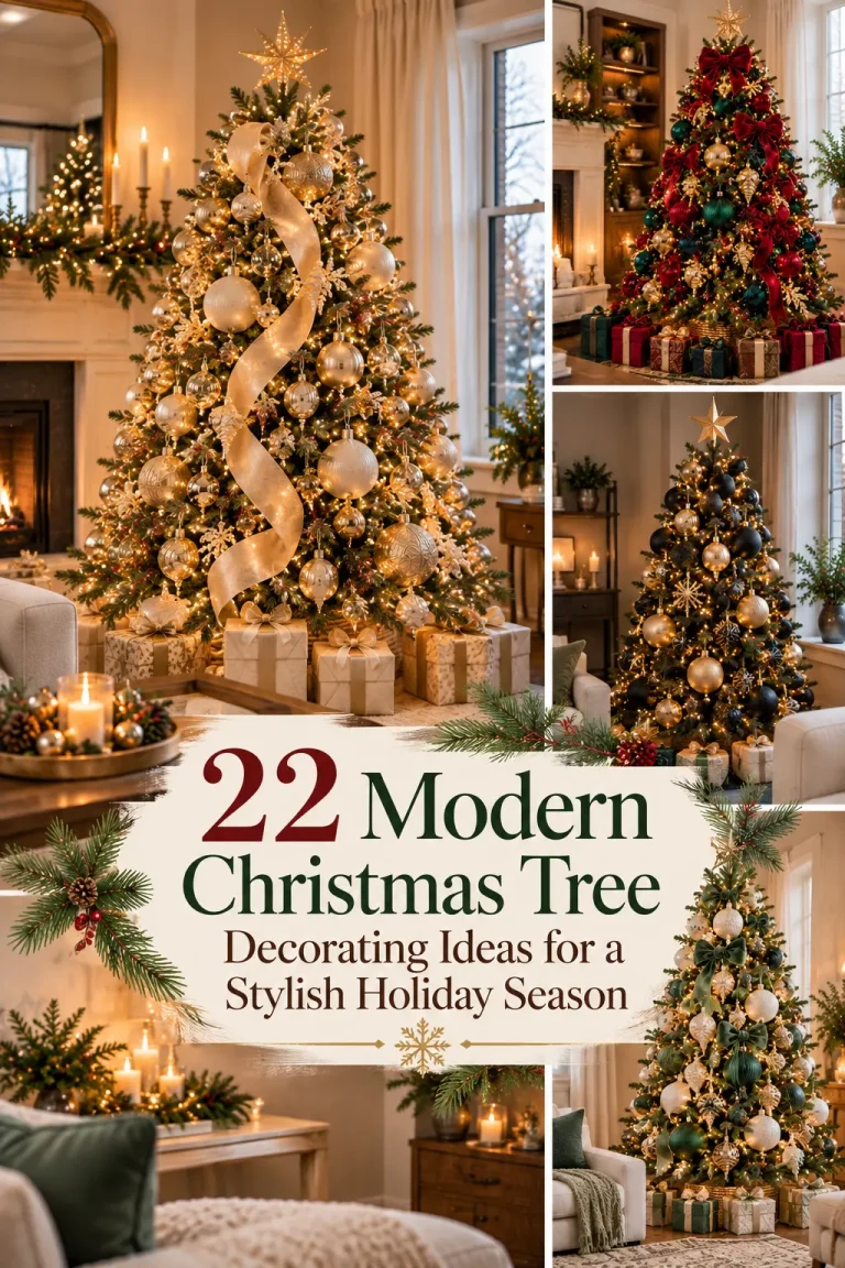 22 Modern Christmas Tree Decorating Ideas for a Stylish Holiday Season