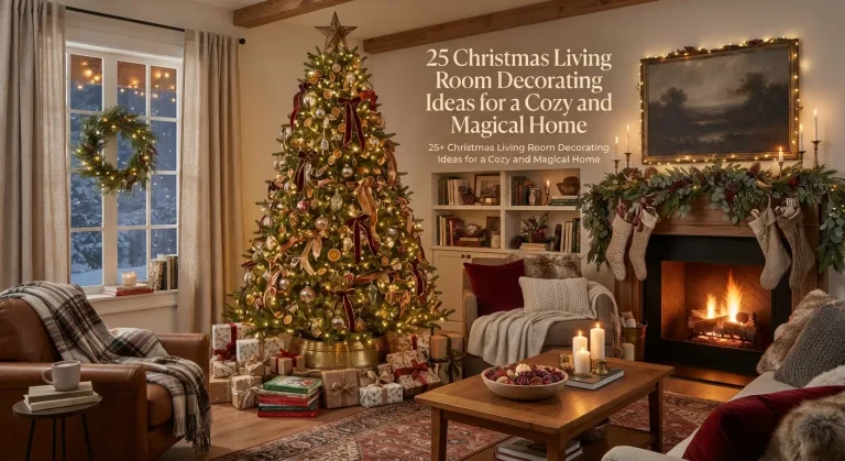 25 Christmas Living Room Decorating Ideas for a Cozy and Magical Home