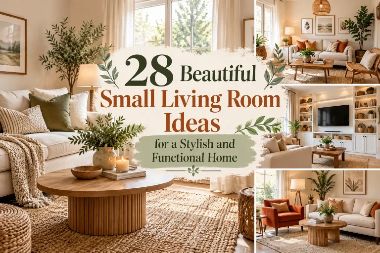 28 Beautiful Small Living Room Ideas for a Stylish and Functional Home