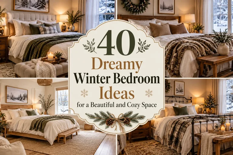 40 Dreamy Winter Bedroom Ideas for a Beautiful and Cozy Space