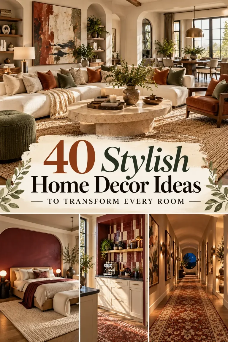40 Stylish Home Decor Ideas to Transform Every Room